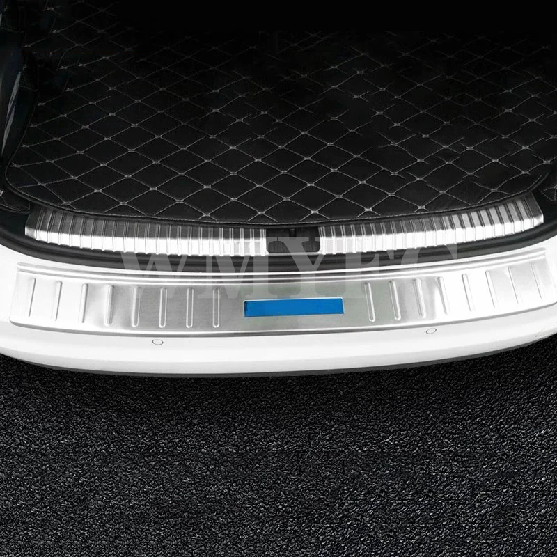 

Stainless Rear Bumper Sill Plate Cover Car Modification Exterior Accessories Protection Guard For Volkswagen Touran 2016-2023