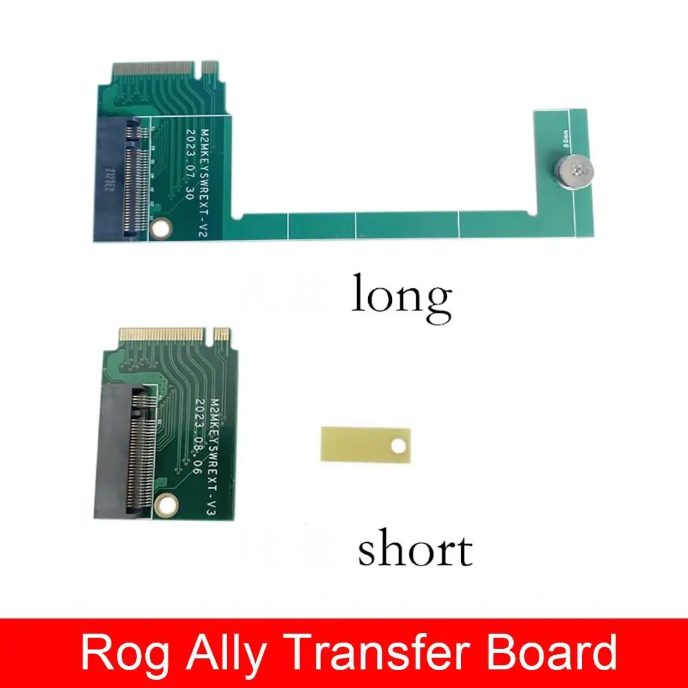 For ASUS Rog Ally Handheld Transfer Board 90 Degrees M2 Transfercard Short/Long Modified M2 Hard Drive For Rog Ally Accessories