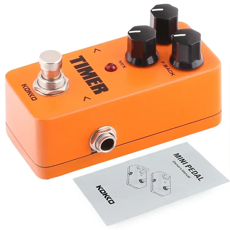 KOKKO Electric Guitar Effect Pedal FDD2 Timer Delay Effect Pedal True Bypass Mini Single Guitar Pedal Guitar Accessories & Parts