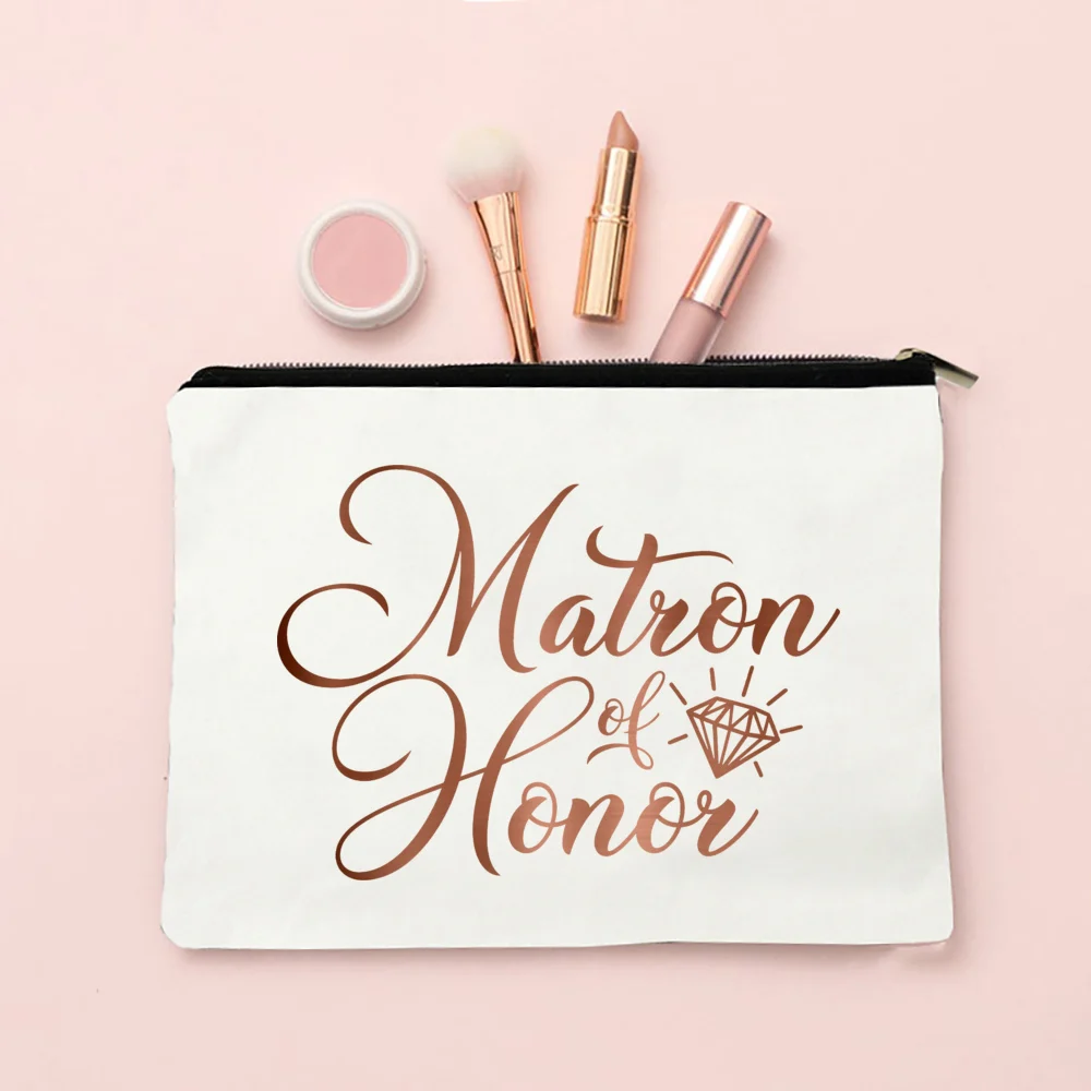 Team Bride Make-up-Tasche, Junggesellenabschied, Kosmetiktaschen, Geldbörse, Brautjungfer, Toilettenartikel, Organizer, Tasche, Geschenke für Hochzeit, Brautparty – Detail 5