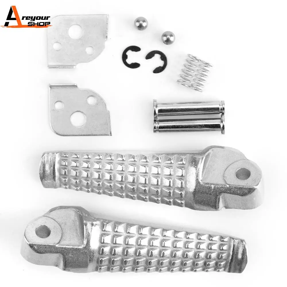 Areyourshop Motorcycle Rear Foot Peg Footrest For Suzuki GSXR600 GSXR750 GSXR1000 SV650 SV1000 TL1000 Aluminum Motorbike Pegs