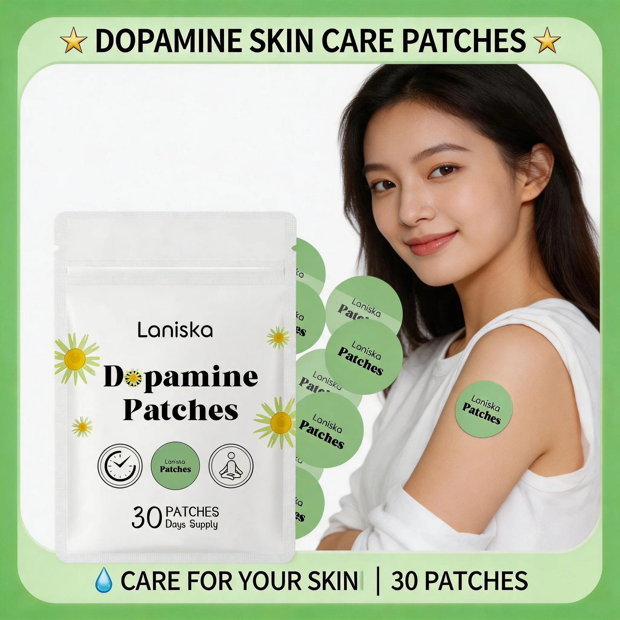 

Body Care Patch, mild daily body care, soft skin-friendly material,lightweight portable design,snug fit and long-lasting comfort