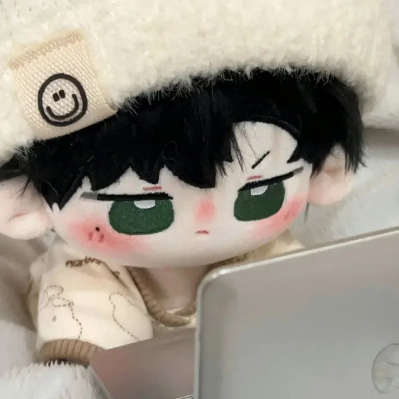 Eren yeager bonito 20cm boneca de pelúcia cos anime ataque em titã boneca de algodão para crianças adultos dos desenhos animados boneca colecionável brinquedos