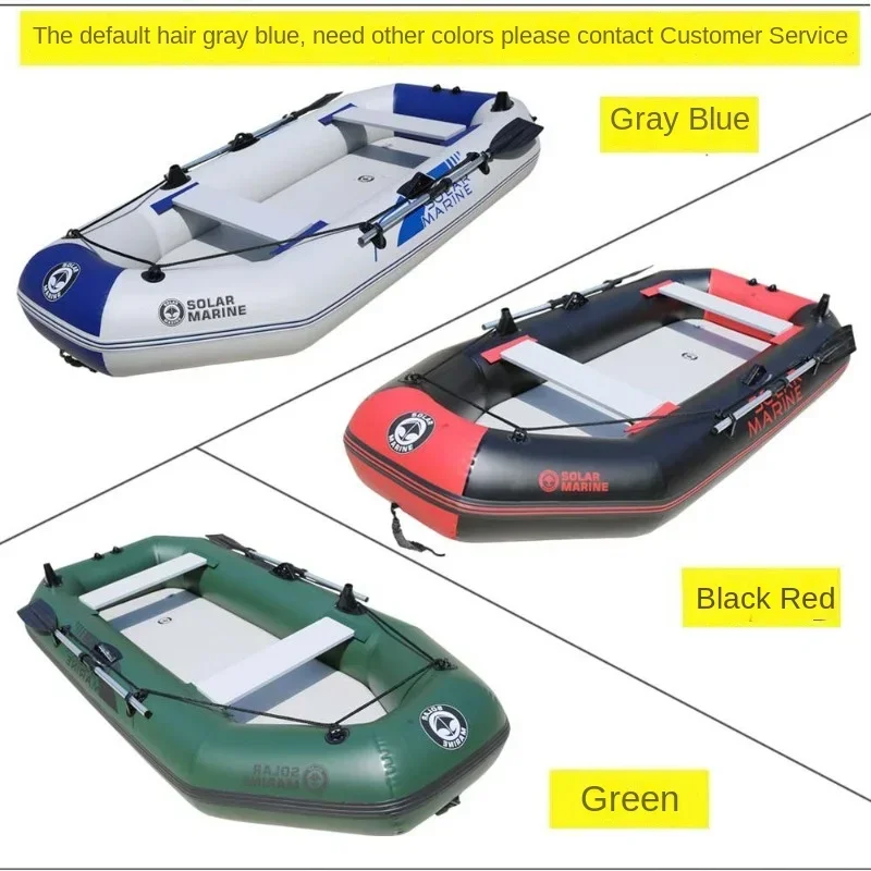 Rubber boat thickened inflatable kayak single assault boat Luya professional portable folding fishing hovercraft