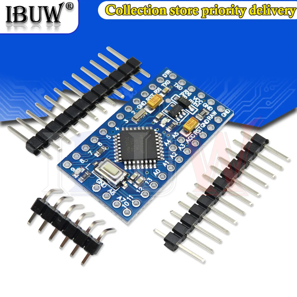 1PCS Pro Mini 328 Mini 5V/16M ATMEGA328 ATMEGA328P-AU 5V/16MHZ for Arduino