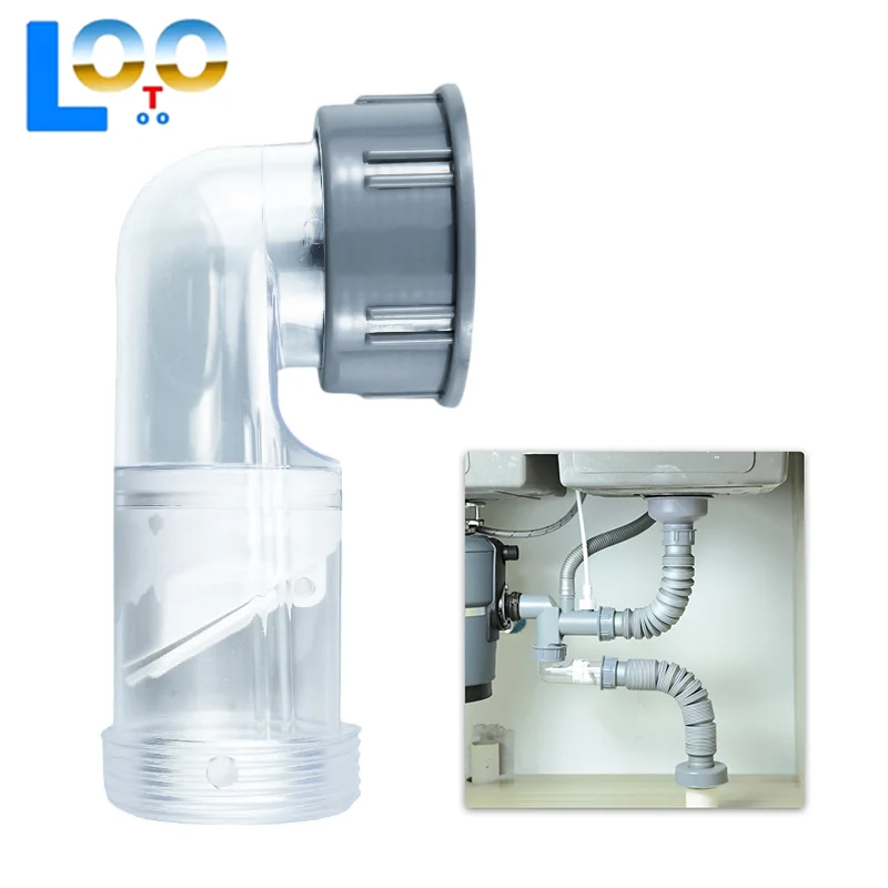 Дренажная труба для умывальника, изогнутый комплект с защитой от запаха, сливная труба для кухонной раковины, дренажная труба, соединительная дренажная трубка, аксессуар для трубопровода