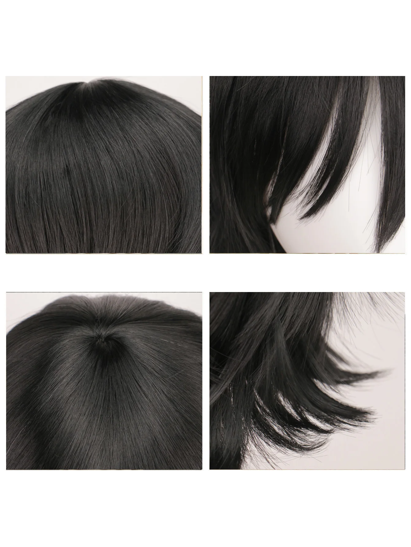 Anime Detective Conan Cosplay Wig forHalloween Christmas Costume Kudou Shinichi Party Short Black Men Costume Wig Boys and Men