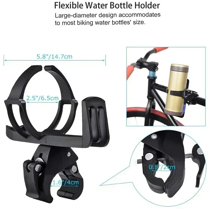 Cages Bicycle Accessories Bicycle Water Bottle Cage Mountain Bike Accessories Rotating Water Cup Holder Cycling Sports