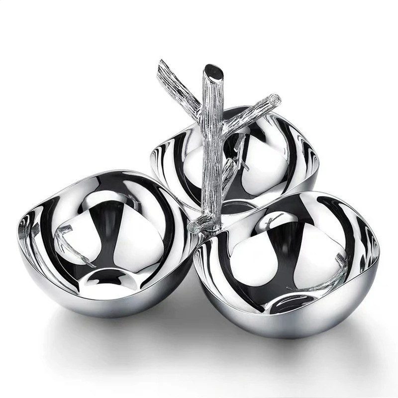 

Light luxury walnut dried fruit plate tea table food bowl nut plate tea tray solid wood fruit creativity