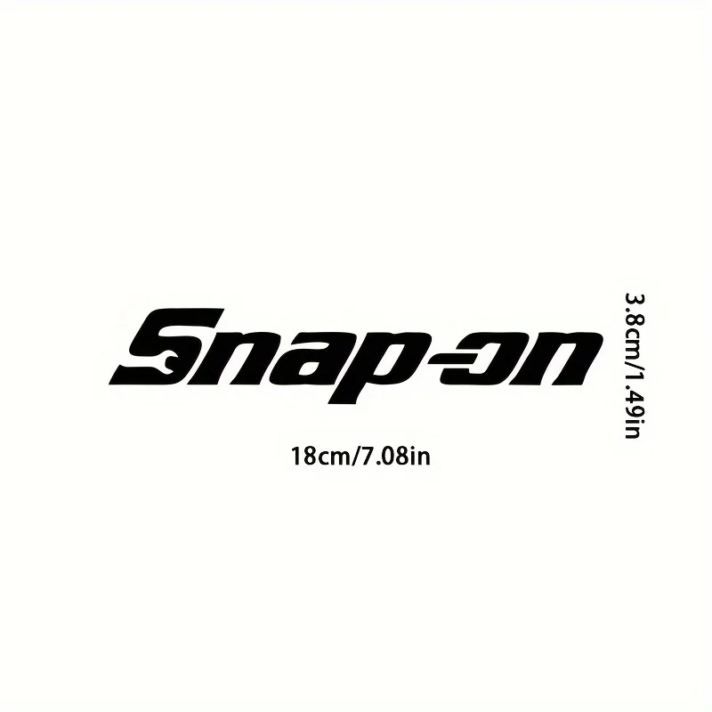 1PC Cool Snap On Waterproof Vinyl Stickers Decor For Notebook Phone Case Workshop Gear
