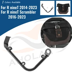 Bolsa de Alforja de liberación rápida R nineT para BMW R nine T Scrambler Racer Pure Urban, soporte de carcasa de equipaje, barras de soporte lateral