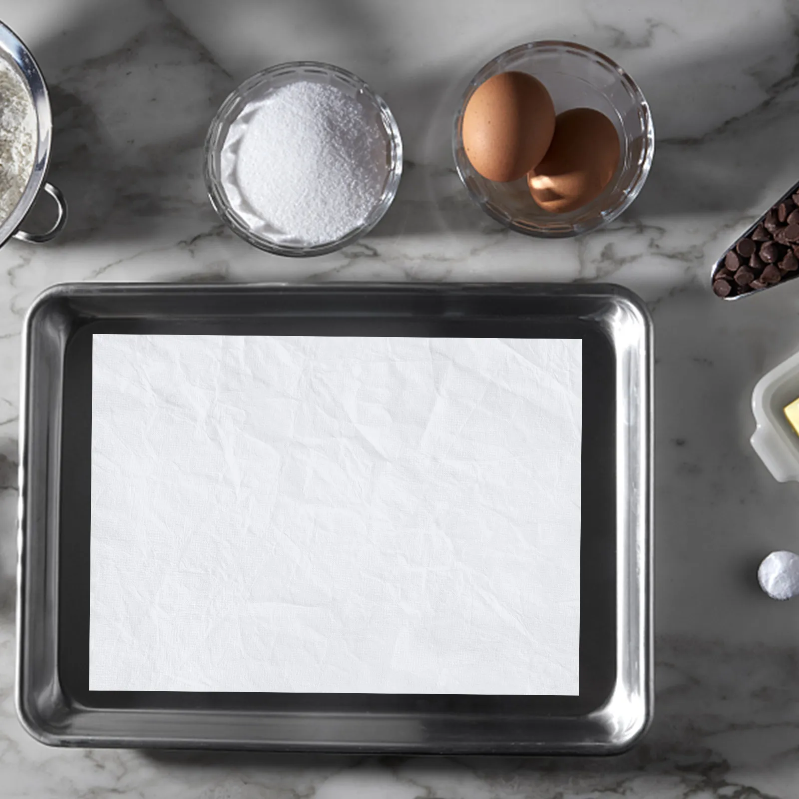 

100 pcs Baking Liner Mini Gift Bags Food Wrapping Paper Grease Proof Flat Lay Decorative Plate Multipurpose Craft Use Vintage