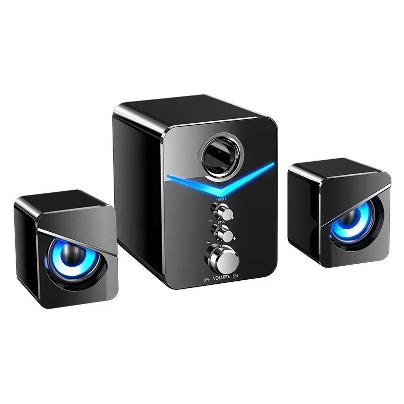 Multi-media Theater Sound System Mini Speakers Speaker Home for PC Phone Desktop Computer MP3 Player Audio Bluetooth  Subwoofer