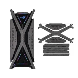 7pcs DIY Case Stickers for ROG HYPERION GR701 Colorful Decorative Suede Cover 2024