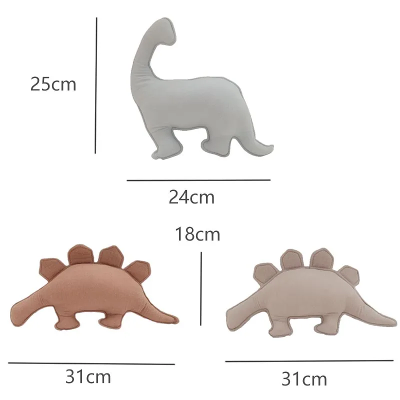 ทารกแรกเกิดหุ่นมือตุ๊กตาไดโนเสาร์เด็กสามารถเคี้ยวของเล่นไดโนเสาร์อาณาจักรผ้าฝ้าย PP ของขวัญเด็กที่มาพร้อมกับความปลอดภัย