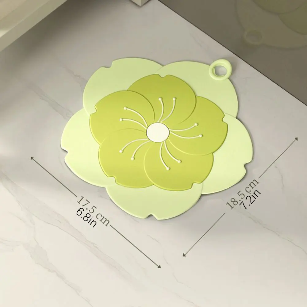 1PCS Silicone Flower Drain Stopper Multipurpose Odor-Eliminator Sealing Cover Sink Drain Covers For Bathroom Kitchen Home Decor