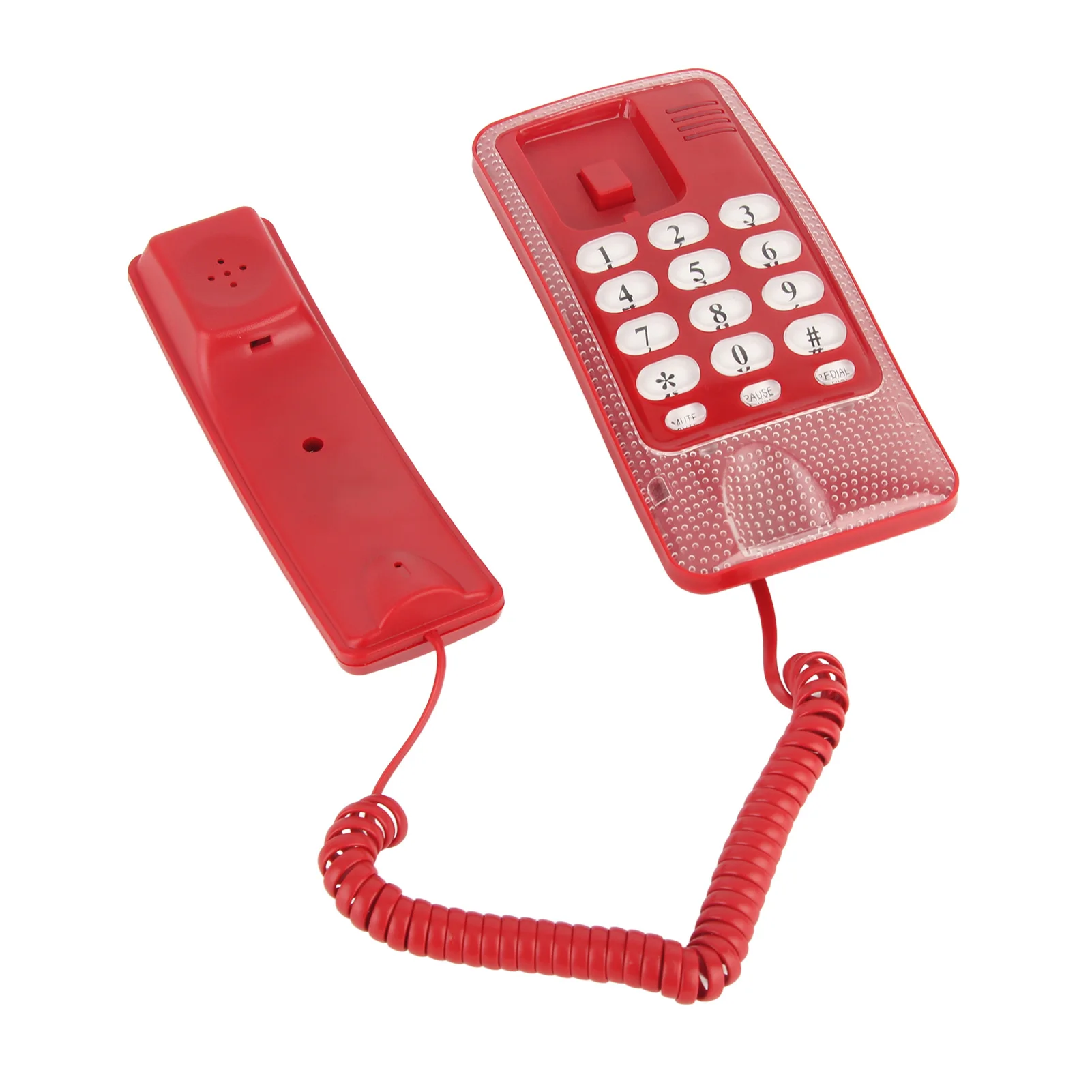 Teléfono Fijo de pared para el hogar, dispositivo fijo con función de silencio, Flash rápido, rellamada, con cable, para oficina, Hotel y escuela