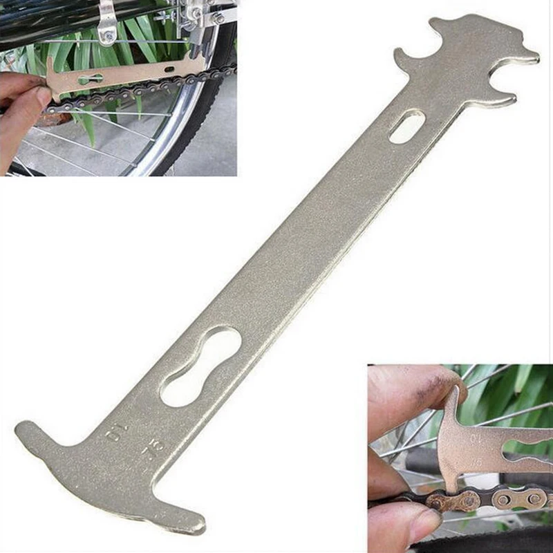 Bicycle Chain Test Caliper Highway Folding Bicycle Mountain Bike Chain Wear Replacement Detection Card Rail Tool