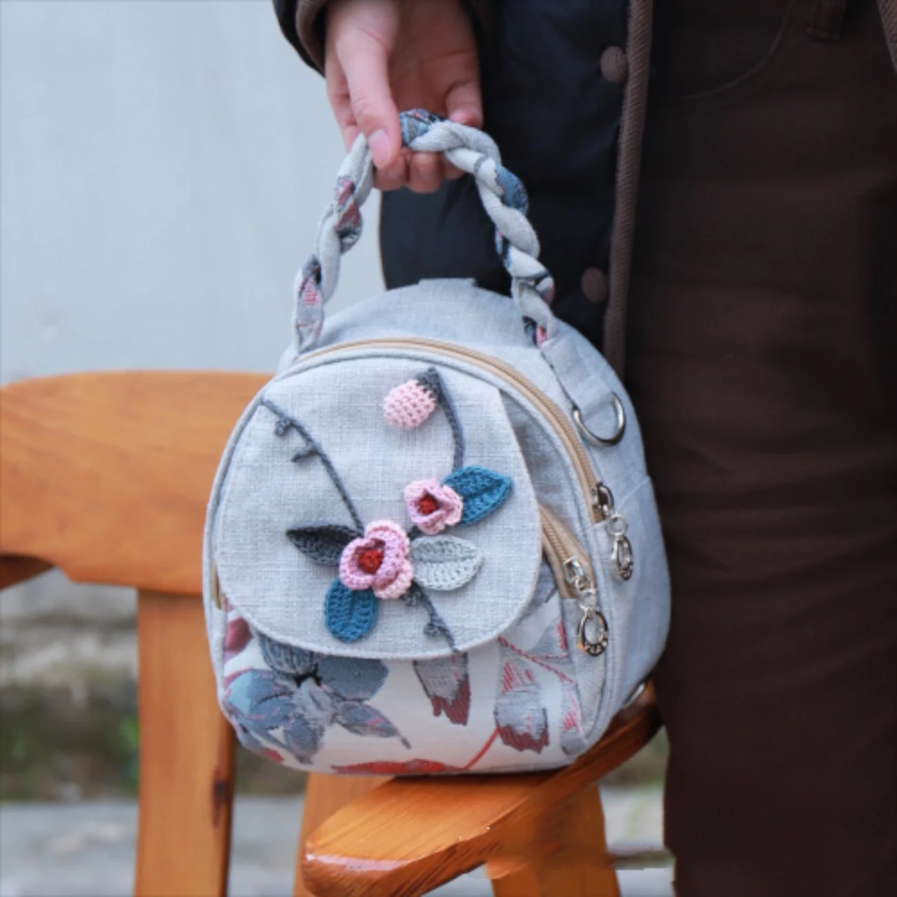 Handmade multifunctional commuting bag, birthday gift for girlfriend