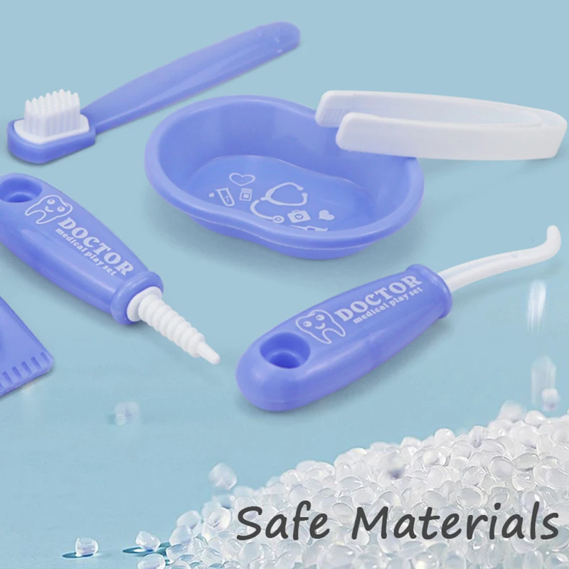 Crianças dentista fingir jogar brinquedos simulação ferramentas dentista hábitos higiênicos cultivo role play jogo brinquedos educativos para crianças
