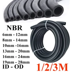 1-3M High Temperature Oil Resistant Gasoline Hose NBR Rubber Fuel Tube Motorcycle High Pressure Diesel Pipe Water Cooling Pipe