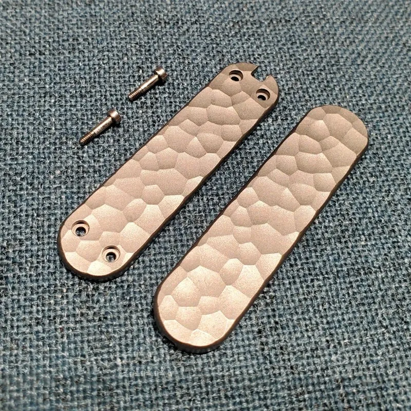 Básculas de mango de cuchillo de aleación de titanio EDC para cuchillo VICTORINOX RAMBLER 0,6225 58mm