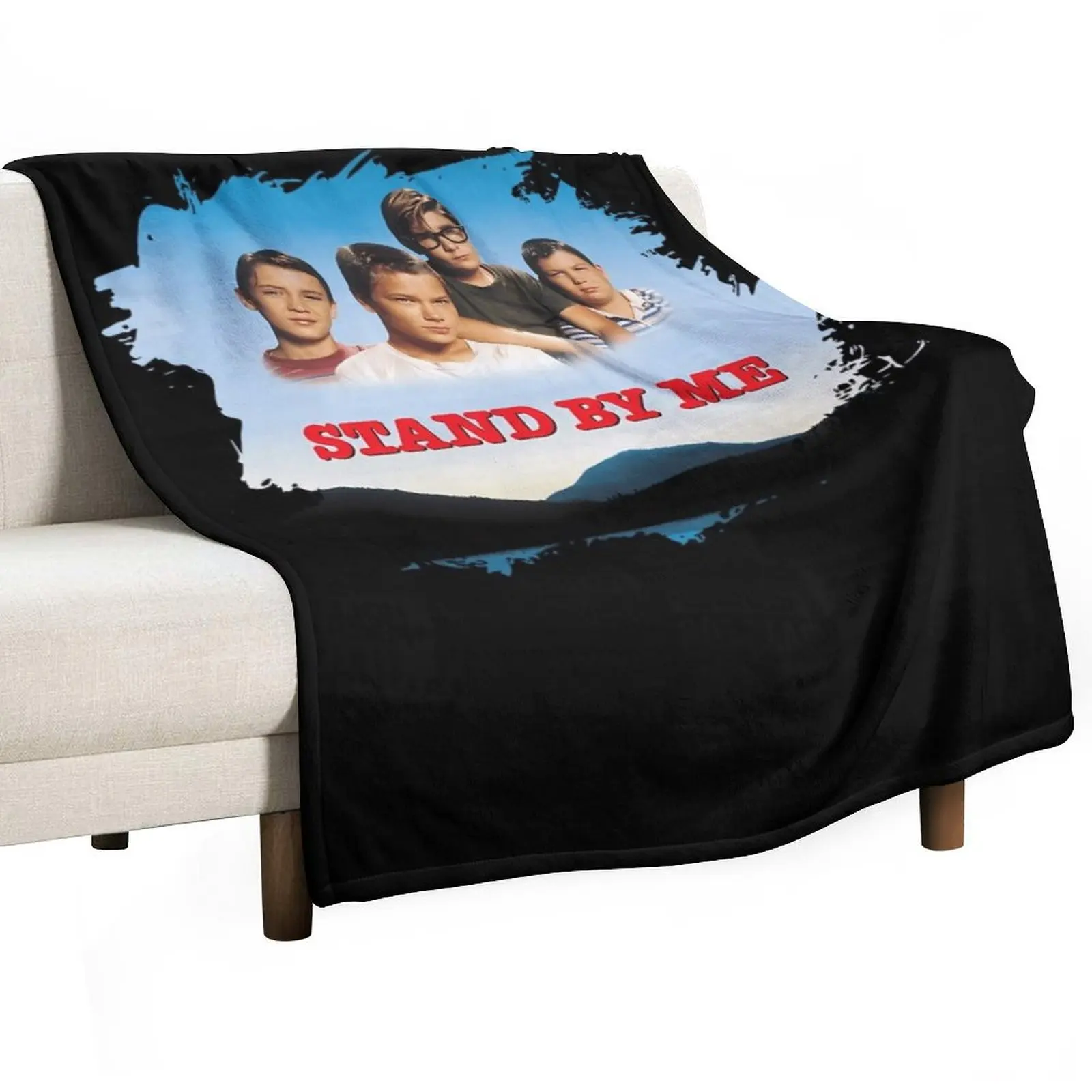 

Stand By Me Throw Blanket Warm Accent Blanket for Living Room Decoration