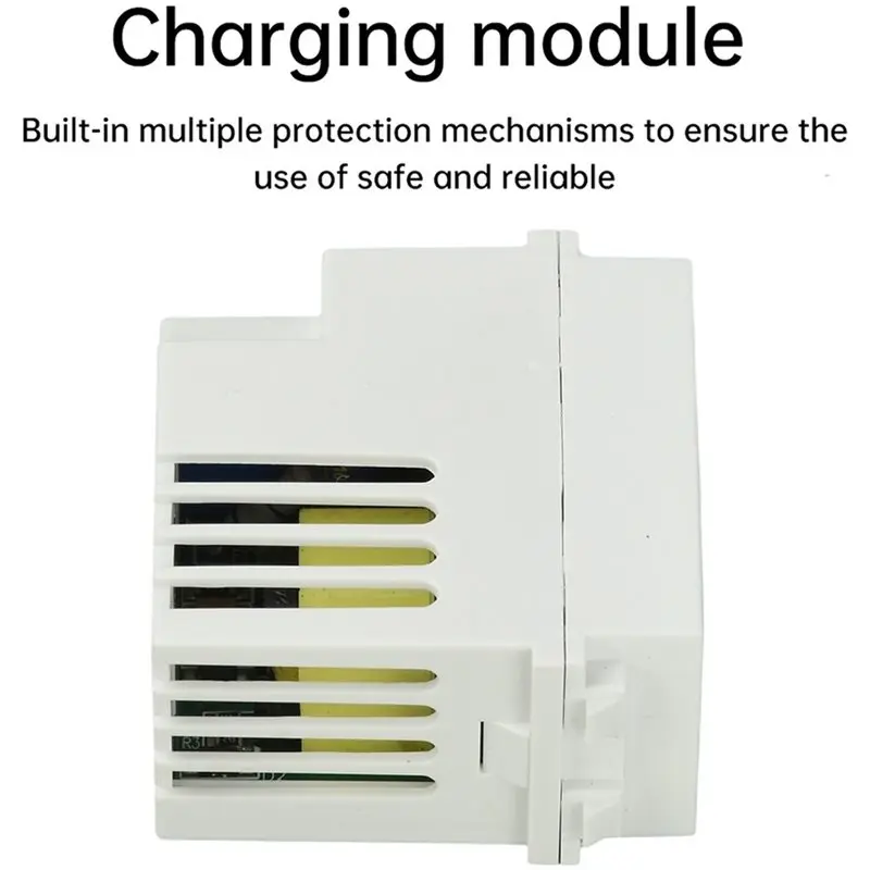 100% New Arrival USB Power Module 220V To 5V2.1A Dual Port USB+ Type C Charging Socket Type 128 USB Power Module