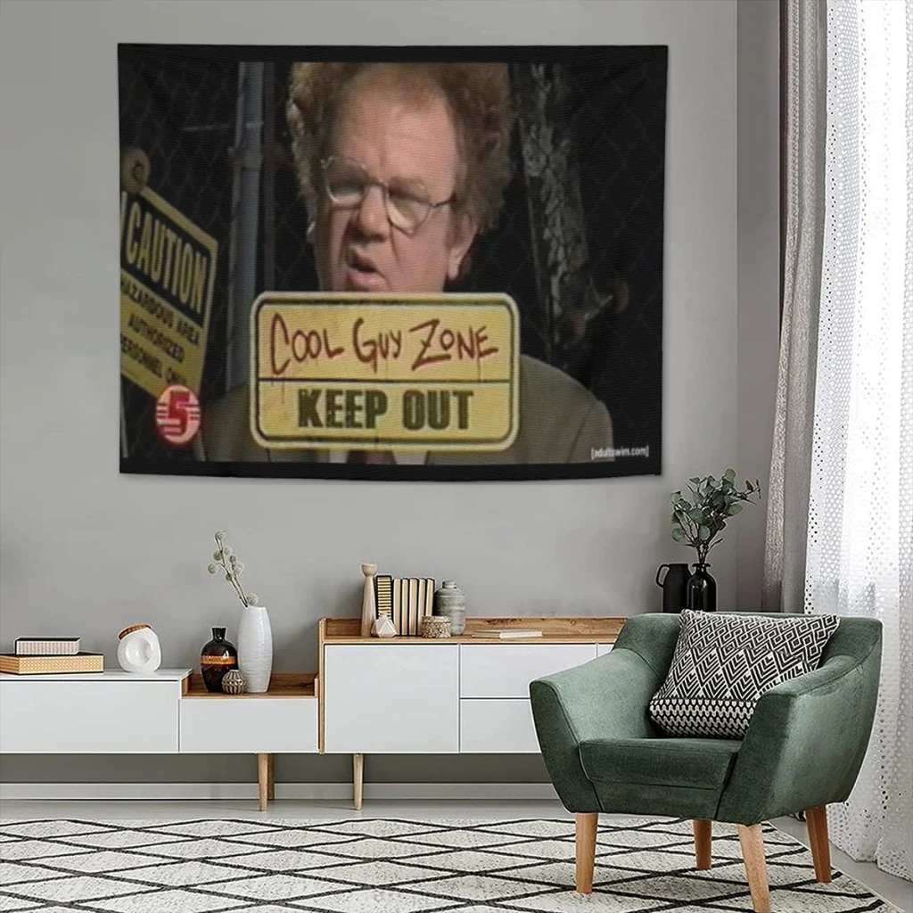 dr steve brule cool guy zone Tapestry  Home And Decoration Wall Art Tapestries Room Decors