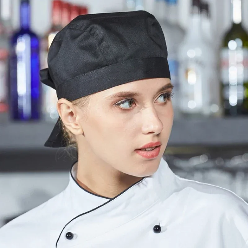 

2025halloween Chapeau de Pirate de Chef de cuisine, casquettes de cuisine de restauration d'hôtel,chapeaux de travail respirants