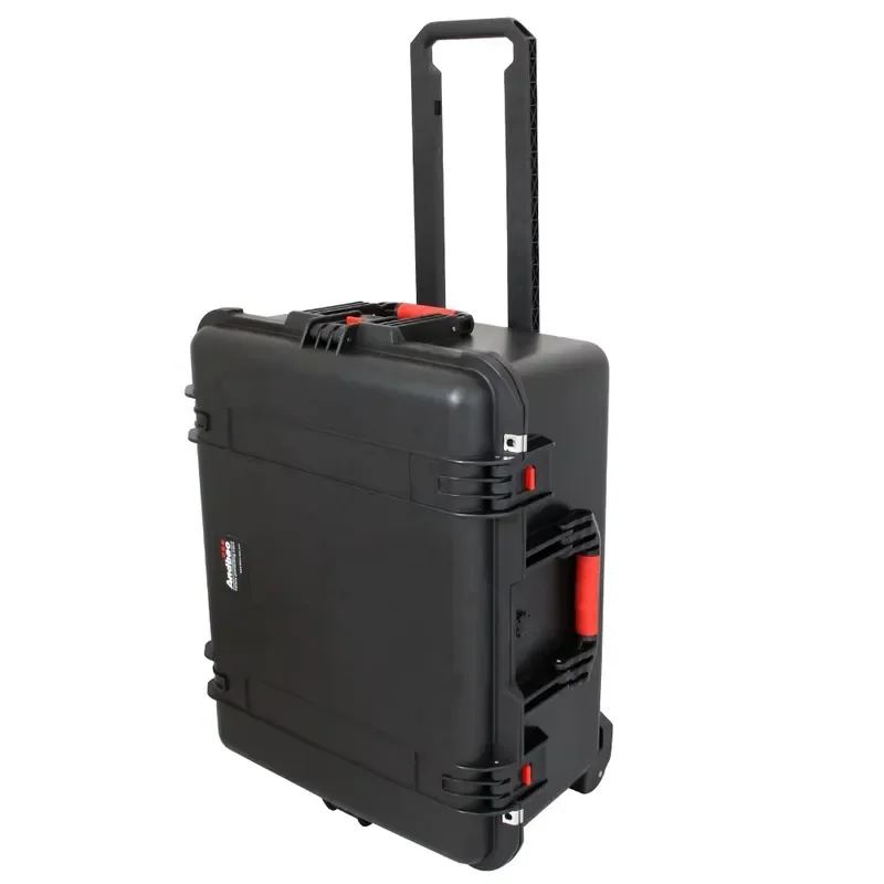 Heavy Duty Hard Tool Trolley Case IP67 Waterproof Shockproof Equipment Storage Box with Custom Foam Color Logo Made in China