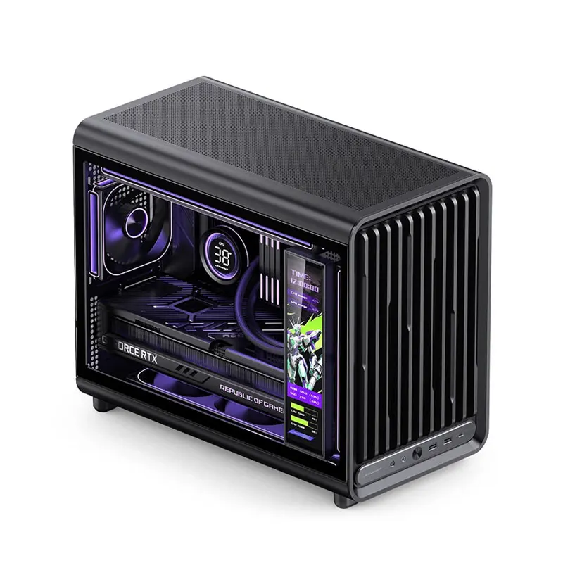 D33 Gaming Desktop PC Case Water-Cooled Tower Glass Side Panel Back-Plug Feature case