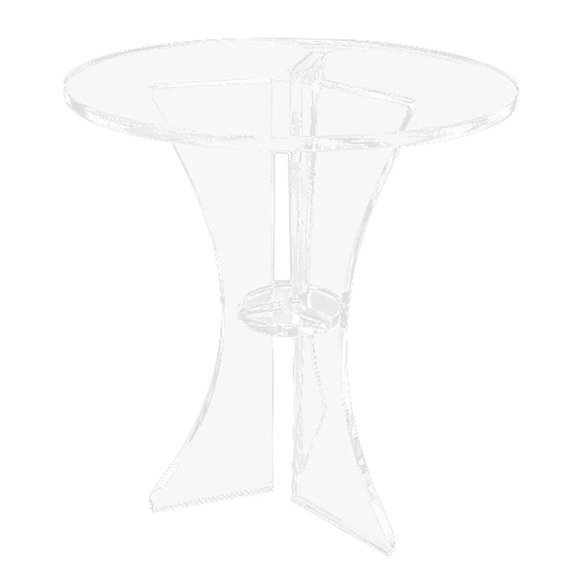 1:6 Miniature Acrylic Table Clear Coffee Table DIY Furniture Accessories