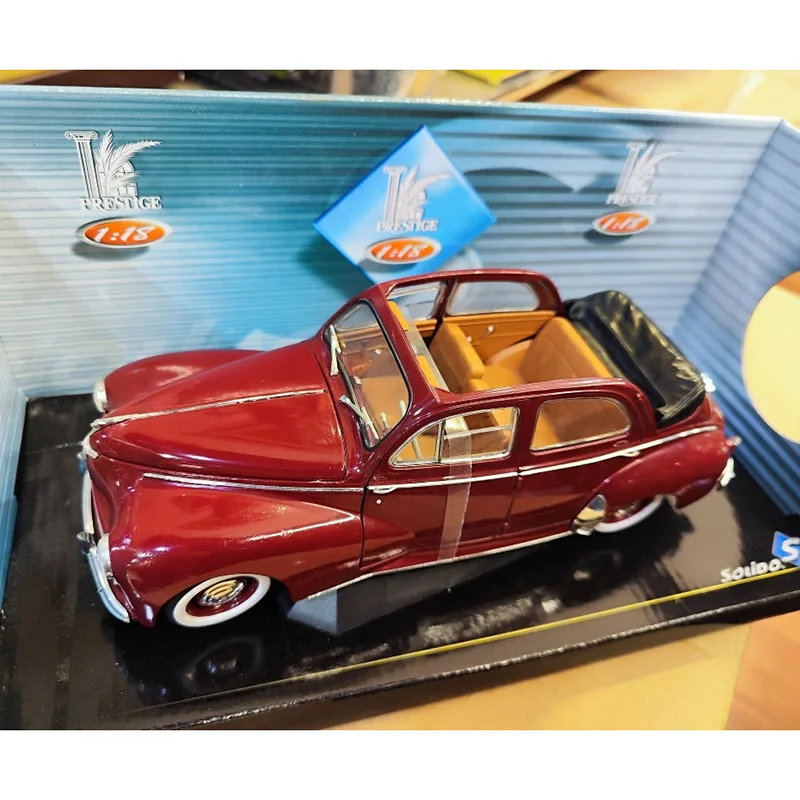 SOLIDO Diecast 1/18 Scale 203 Alloy Classic Car Model Collection Souvenir Display Ornaments Vehicle Toy Decoration