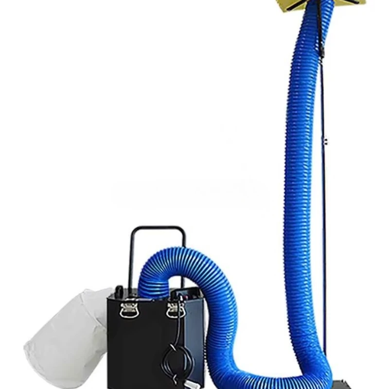Central air conditioning duct cleaning machine with dust box