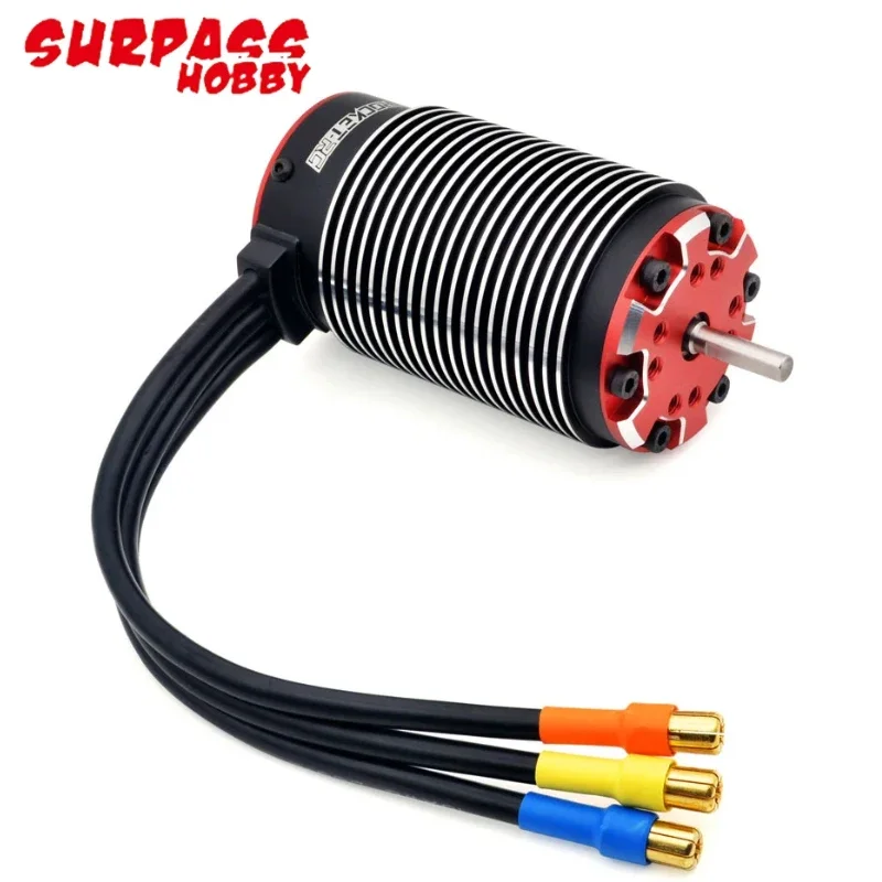 

Surpass Hobby Rocket Supersonic V2 4985 1100KV/1580KV 3600W 4-pole 5mm Shaft Brushless Motor For 1/5 1/6 X-MAXX RC Monster Truck