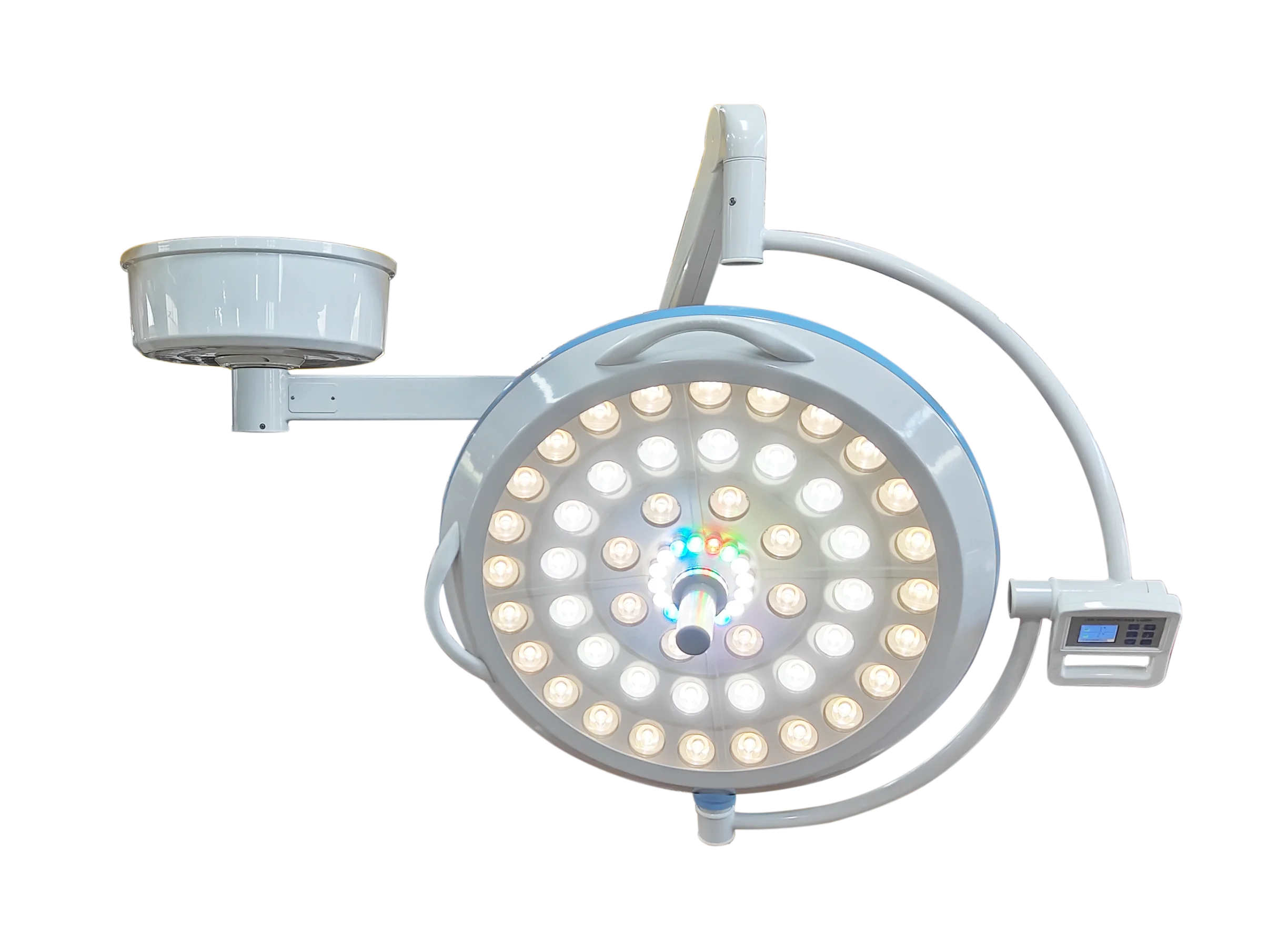 LED Surgical Light, 160-280mm Spot Shadowless Operating Lamp, 1200mm Depth Mobile Examination Lamp for Operating Room
