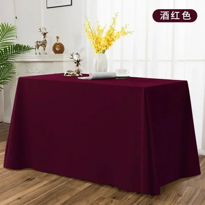 

Conference exhibition sign High-end Hotel in to Thicken Fester Flannelette tablecloth skirt skyblue