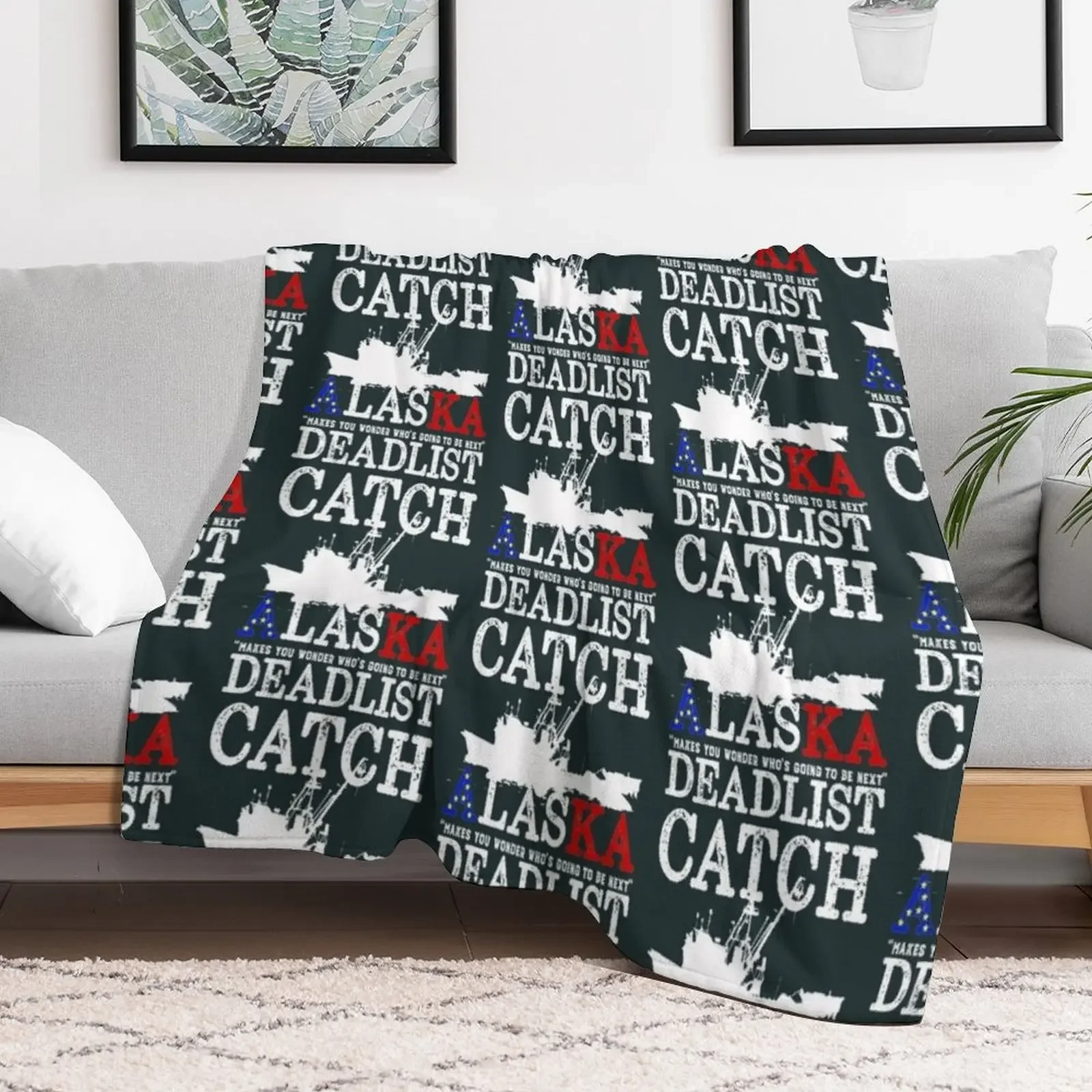 Deadliest Alaska Catch Classic Throw Blanket Plush Flannels Decorative Sofas Sofa Throw Blankets