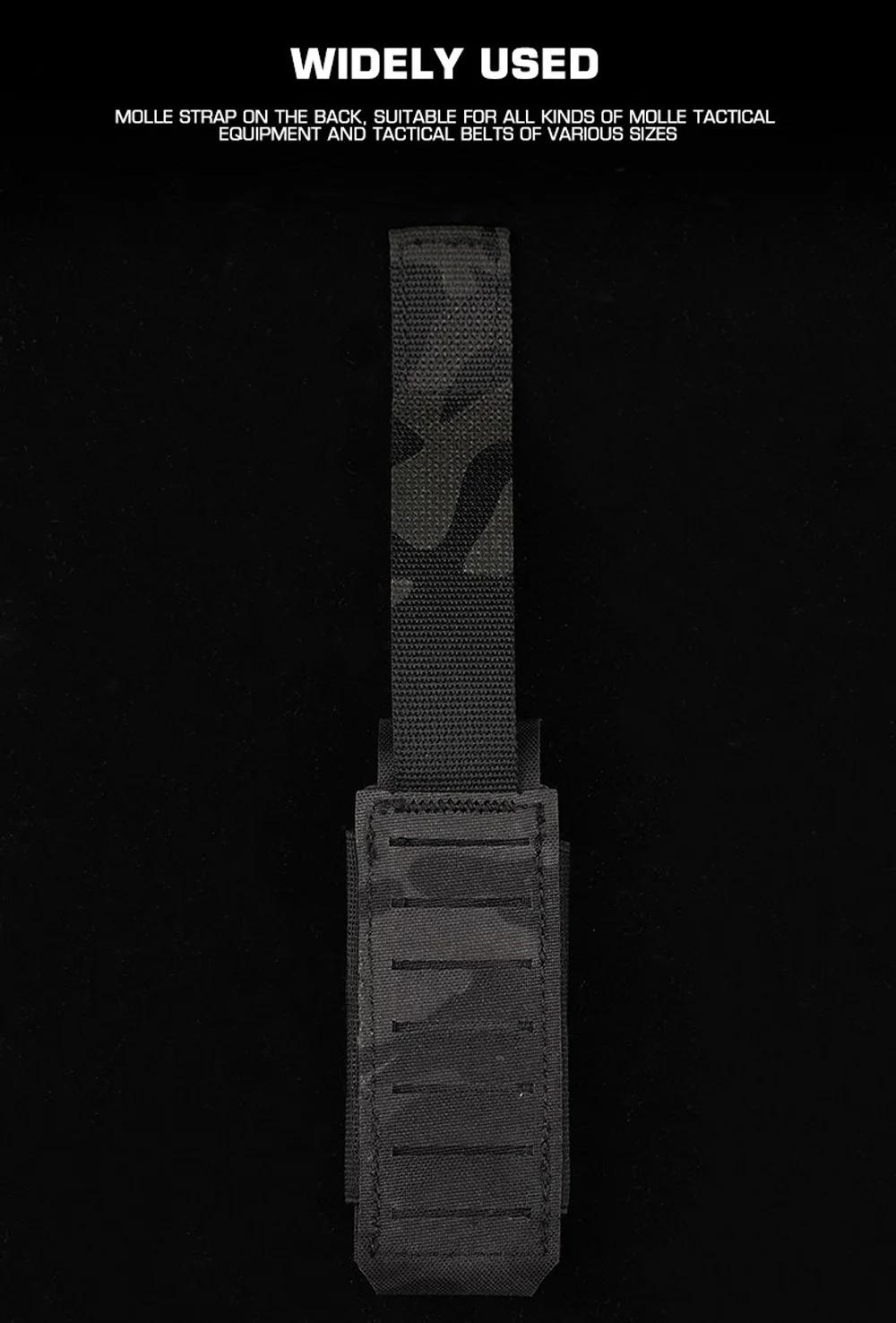 Leichtes Design, Molle-Montage, Aufbewahrungszubehörpaket, multifunktionale Tasche für 9 mm Mag Pouch, Taschenlampe, Zange, Werkzeughalter – Detail 8