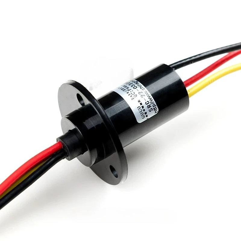 Wind Power Large Current 15A/30A 3CH Channels Slip Ring Dia.22mm Rotate Connector Sliprings Signal Conductive Rotary Joint