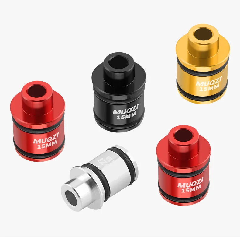 MUQZI Fahrradnabe Steckachse Konvertierung QR-Adapter Fahrrad Steckachse auf Schnellspanner-Adapter 15/12 mm auf 9 mm Umwandlung für Fahrradräder – Detail 4