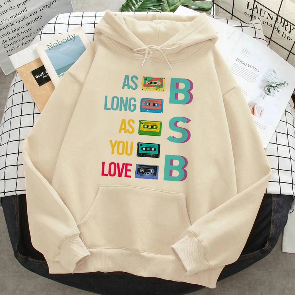 Backstreet Boys hoodies women Winter  long sleeve top Kawaii funny Pullover female streetwear sweatshirts