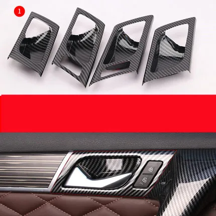 

For Haval H9 15-22 Car Central Control Carbon Fiber Door handle sticker armrest box panel air outlet frame Protector Decoration