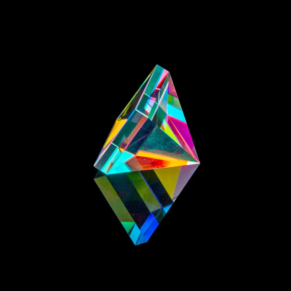 Imagem -04 - Rgb X-cube Prism Combiner Poliedro Dicroico Pirâmide Física Ensino Decoração Lentes Fotográficas Splitter Cross 15 18 22 mm