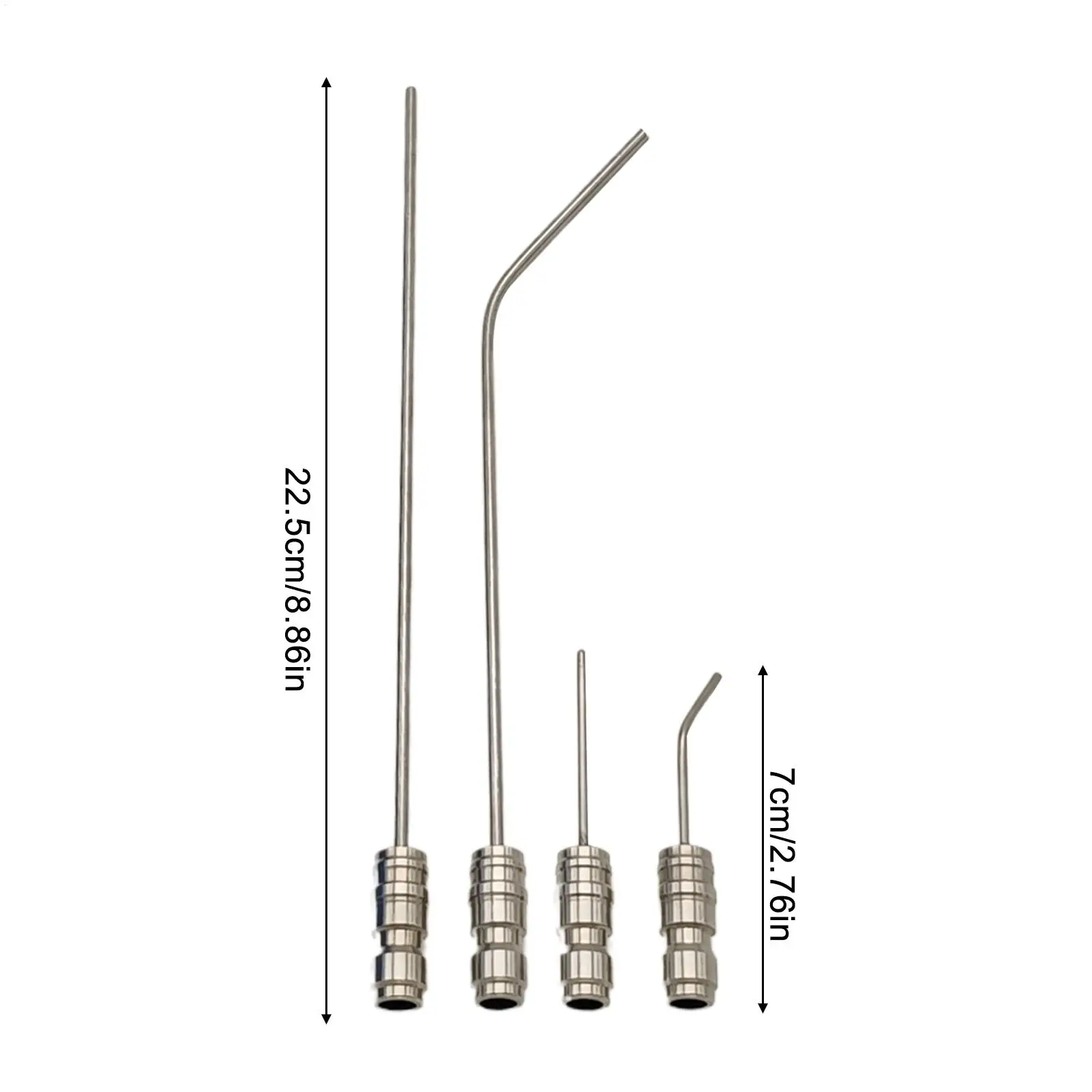 4Pcs High Pressure Washer Nozzle Set Stainless Steel Quick Connect Extension Wand For Cleaning Washing Machine Air Conditioner image 5