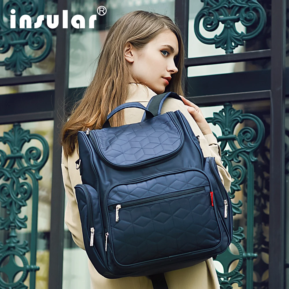 Mumie Mutterschaft Windel Windel Rucksack Große Kapazität Mama Kinderwagen Reise Rucksack Pflege Tasche für Baby Pflege Frauen Mode Tasche