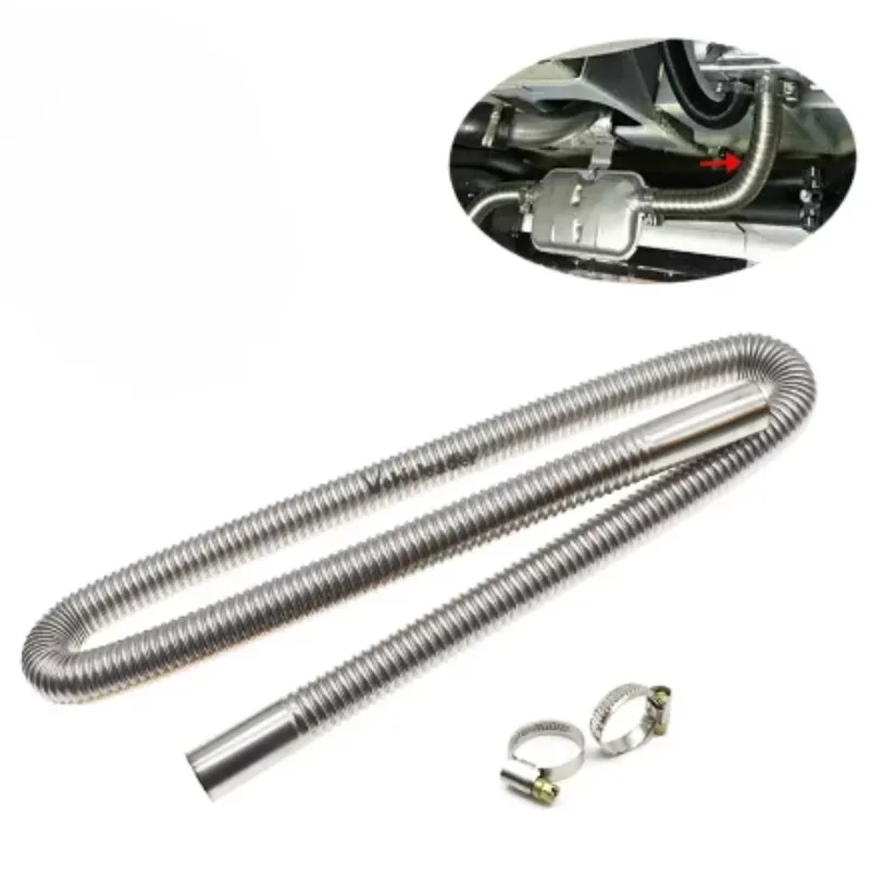 250cm 2.5cm 25mm Caliber Exhaust Pipe Parking Heater Car Truck Auxiliary Fuel-operated Preheater Without Turning on The Engine