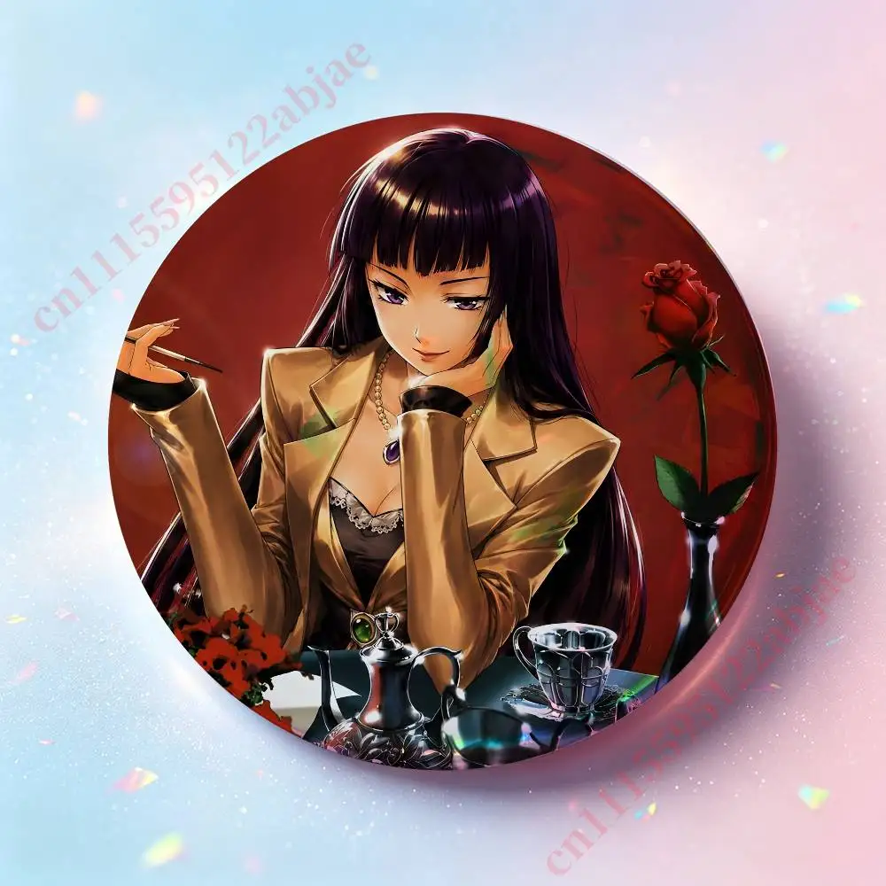 U-Umineko no Naku Koro ni F-Featherine Badges 25 32 44 58 75 mm Round Customizable Wholesale Fan goods Self-made fan freebies