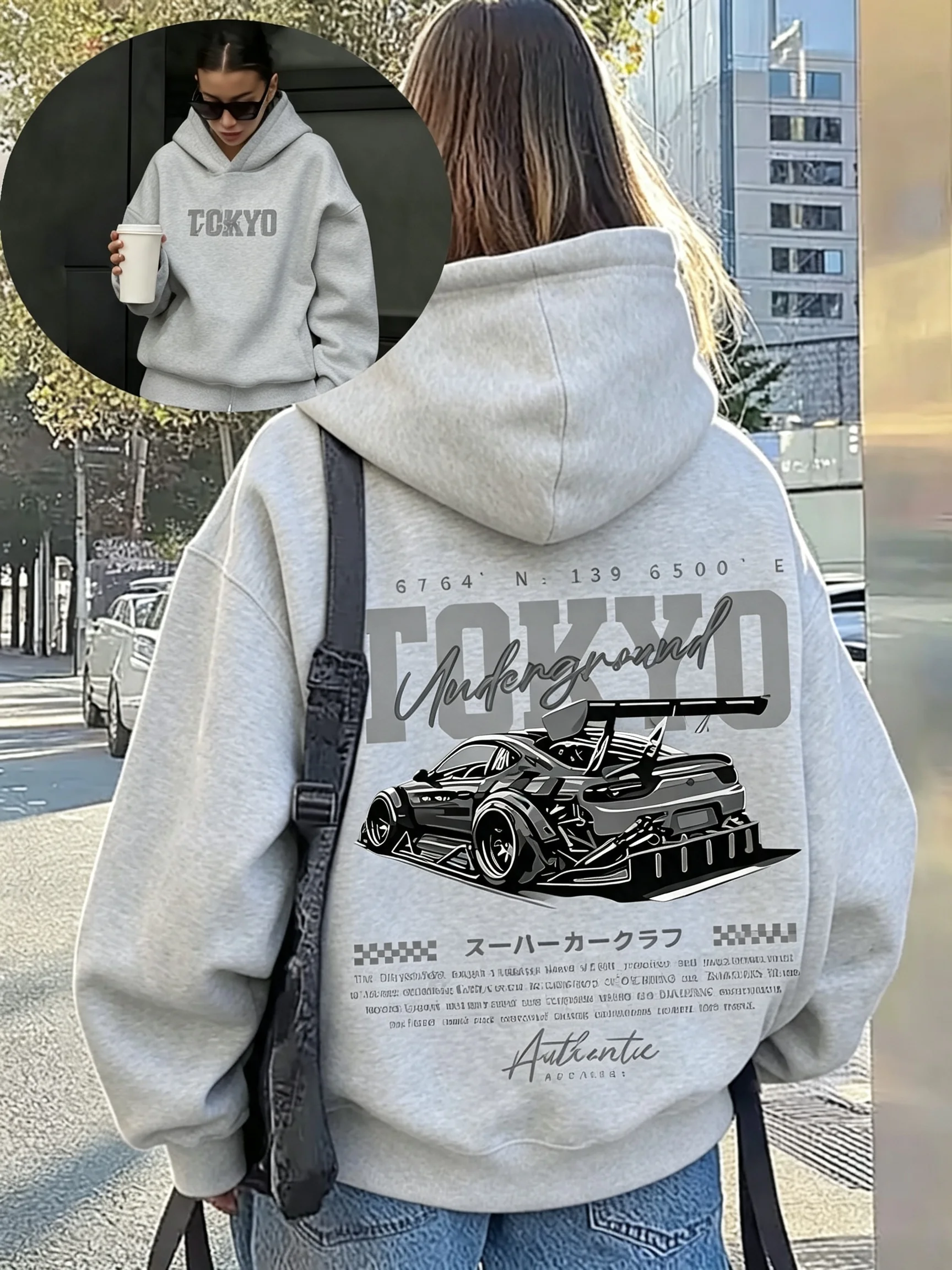 2026 Lady's Printed Fashion Trend New Style Hooded Sweatshirt Versatile Slimming Casual Long-Sleeved Sportswear hoodies clothes